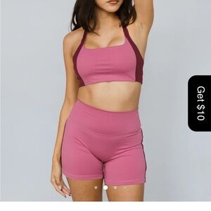 Women's Athletic Shorts in Pink